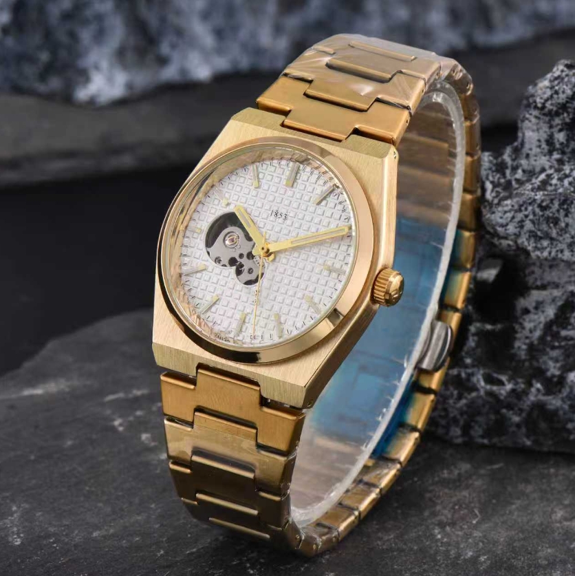 NEW Design Mens PRX Watches Chronograph TISSOTityautomatic mechanical Movement Watches Male Clock Luxury Business 1853 Wristwatch PRX Watch montre d