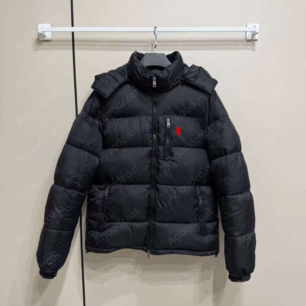 Mens Polo Jackets Winter Jacket Puffer Jacket Mens Coat Mens Polo Parka Body Warmer Thick Hooded NFC Jacket Style Slim Quality White Duck Puffer Zip