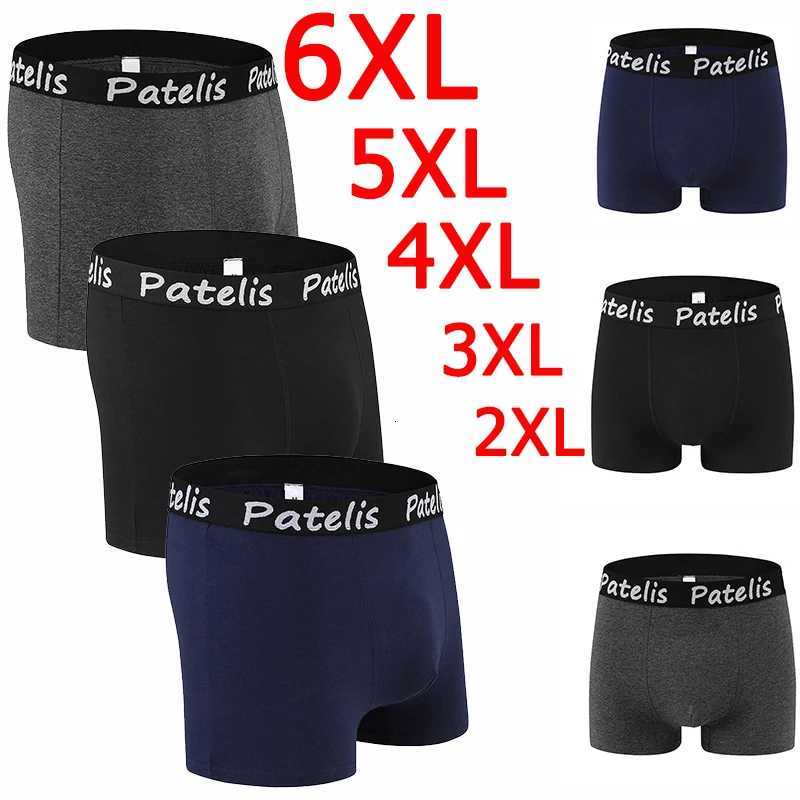 Boxers Men Underwear Boxershorts Plus Size 5XL/6XL110-210kg Big Size Cotton Panties Homme Boxer Pack Hombre X251205