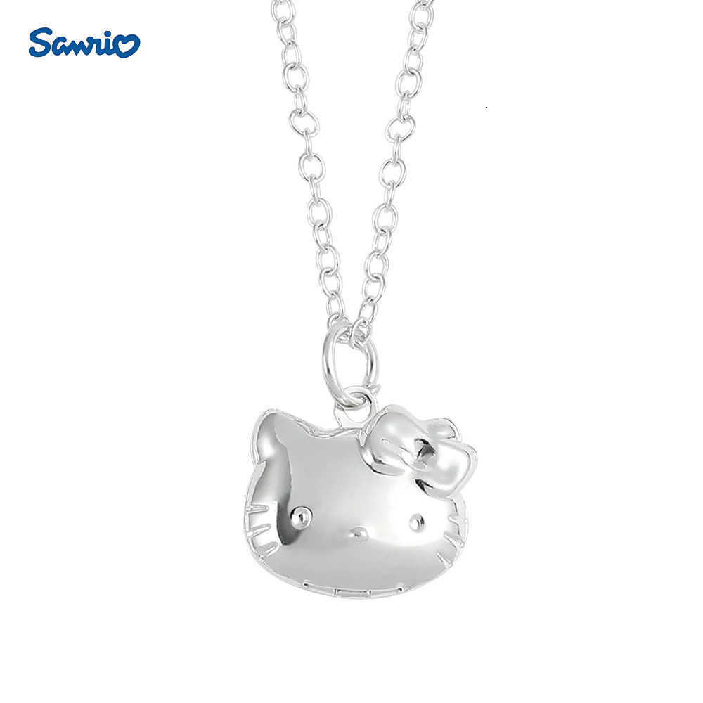Sanrio Y2K Hello Kitty Pendant Necklace Korean Fashion Jewelry for Girls Can Open Design Girls Fashion Accessory H251205