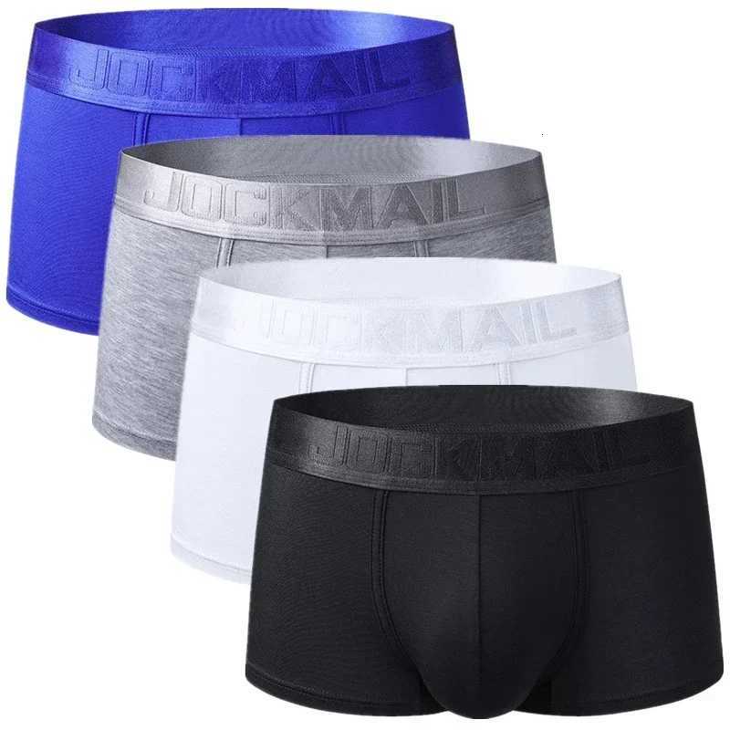 4PCS / Lot Sous-vêtements Hommes Boxer Hommes Slips Shorts Homme Culottes Boxershorts Boxer Hombre Ropa Intérieur Hombre Modal Respirant X251205