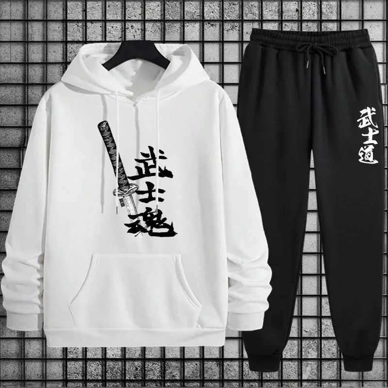 2025 Nouvelle arrivée Mens Sportswear Sweat à capuche et pantalons de survêtement Automne Hiver Quotidien Casual Sportif Jogging Costume Mâle Swe