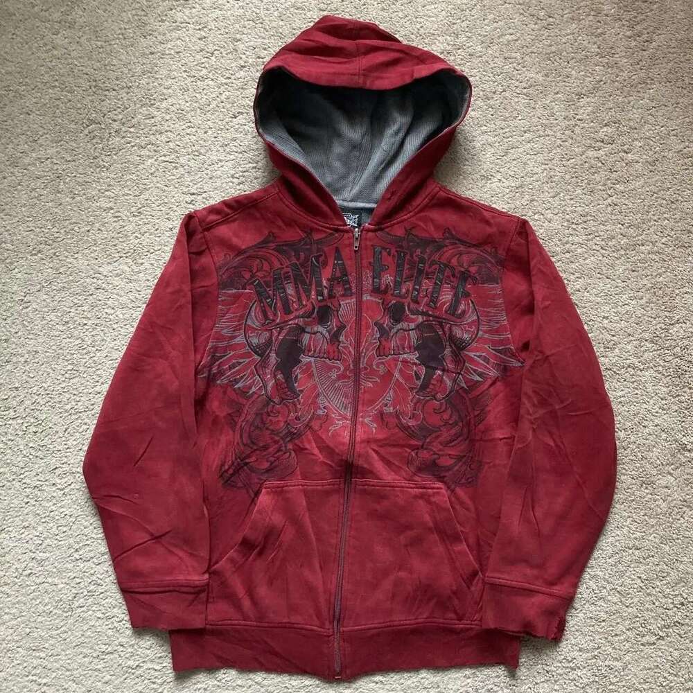 Commerce extérieur nouveau noir trèfle à quatre feuilles sweat à capuche sur mesure fermeture éclair jeunesse Cardigan sweat-shirt