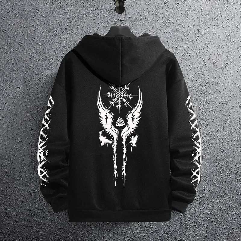 2025 Brand New Black Sweatshirts Autumn Winter Male Daily Casual Sporty Jogging Hoodie Mens Outwear Fashion PulloverXJ251205