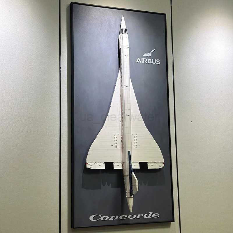 2083pcs Ci Concorde Passenger Aircraft Large Creative Decoration Puzzle Building Blocks Toys Gifts Cpatible C251204-image-1087302306