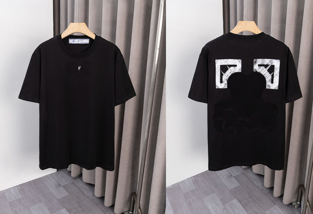 YICHEN M-XXXL 2024new clothes summer new multi-color printed high-quality pure cotton men's and women's T-shirts short sleeves FW-001-01