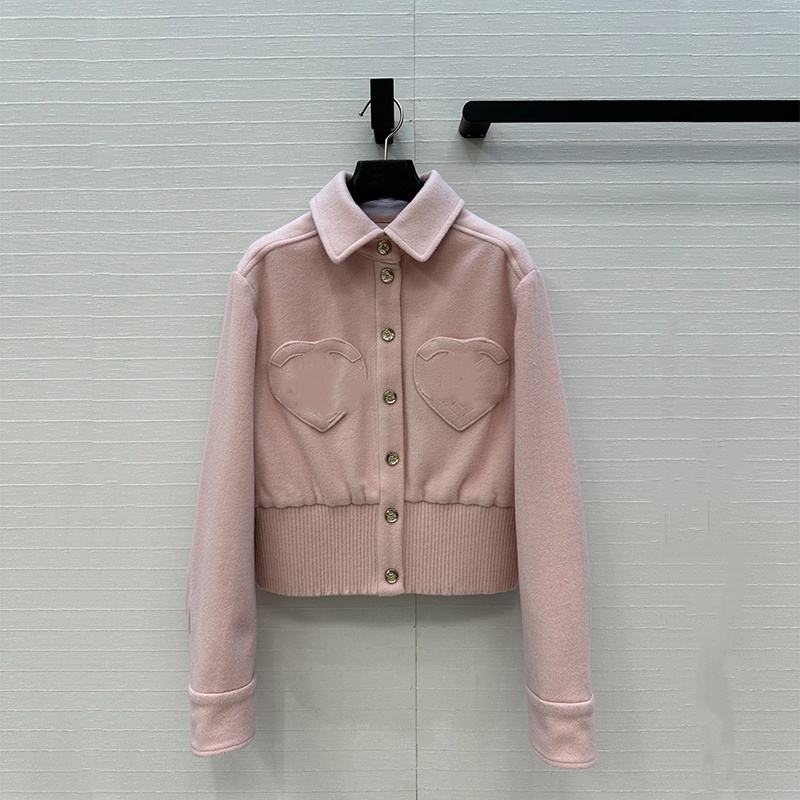 coats women's Designer Jackets coats for woman luxurious Outerwear coats style top - spring/autumn wool double-pocket short blazer jacket coats