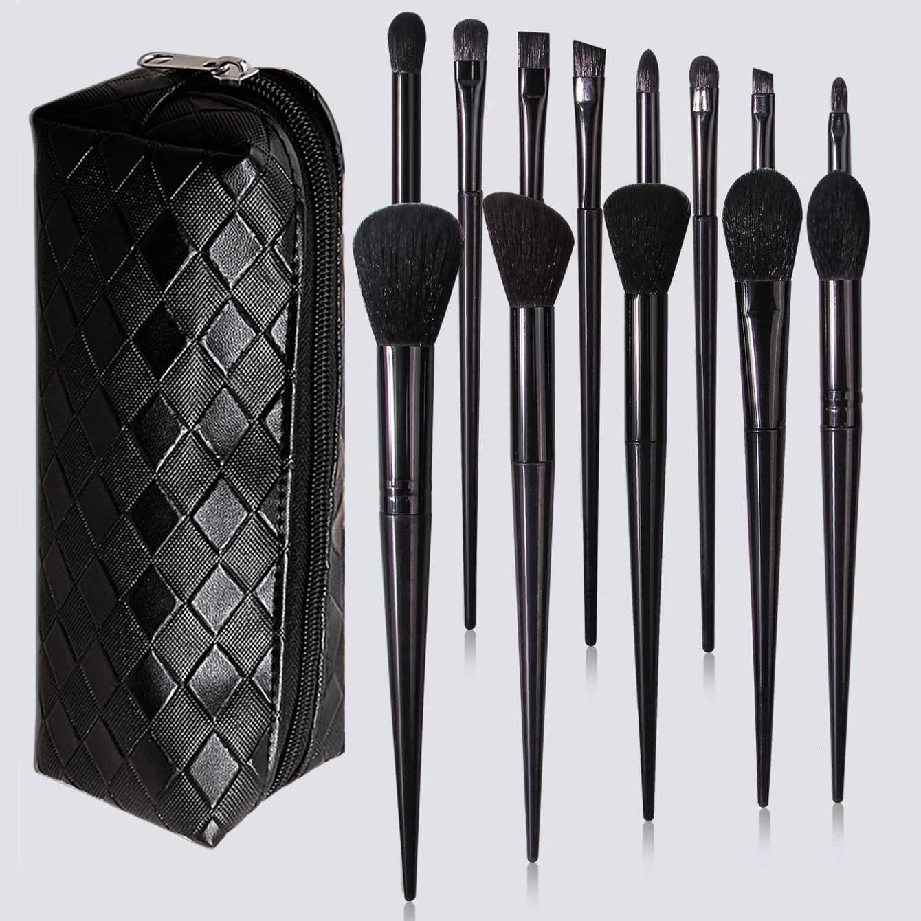 14PCS Low Price Makeup Brush Set With Makeup Brush Pouch Cosmetic Brushes With Fashion Makeup Brush BagT251205-image-1087323699