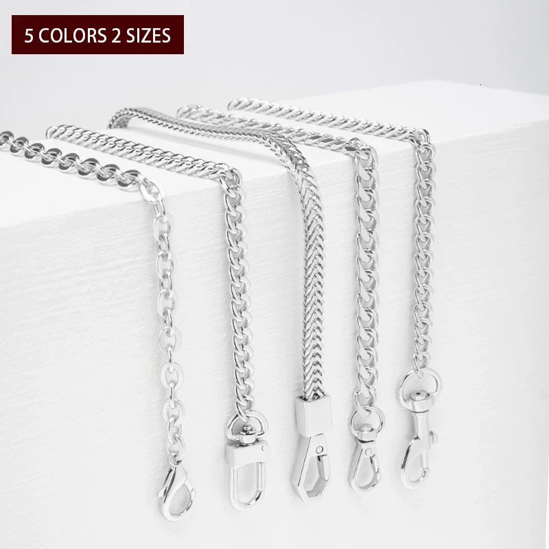 60110cm chaîne de sac femmes sacs accessoires chaînes en métal bandoulière ceinture sangle de remplacement pour femmes 251201