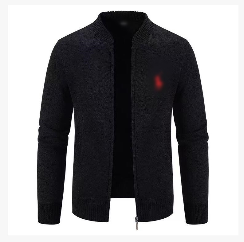 mens sweaters zip Cardigan designer sweater coat high quality Luxury Knitted Horser embroidery Long Sleeve sweaters Jacket S-4XL
