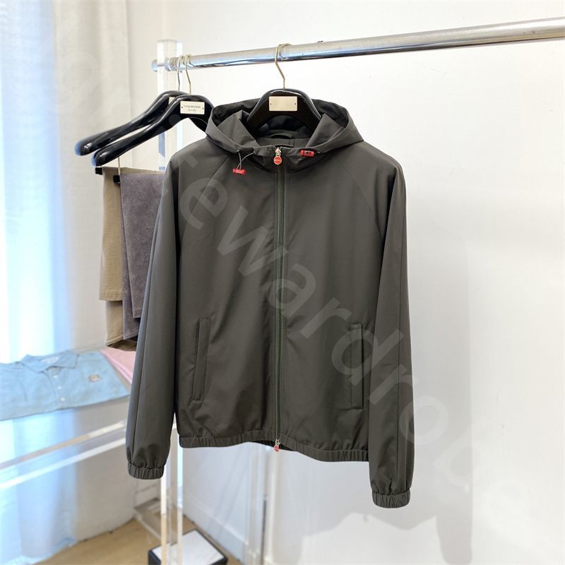 Designer Jackets for Mens kiton Hooded Zipper Embroidered Casual Jacket Coat in Autumn and Winter K1289