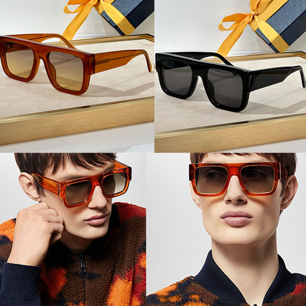Sunglasses New Season Clash Square Large Sunglasses 2180W Classic Black Mens Oversized Frame Glasses Avant Garde Style Outdoor Fashion