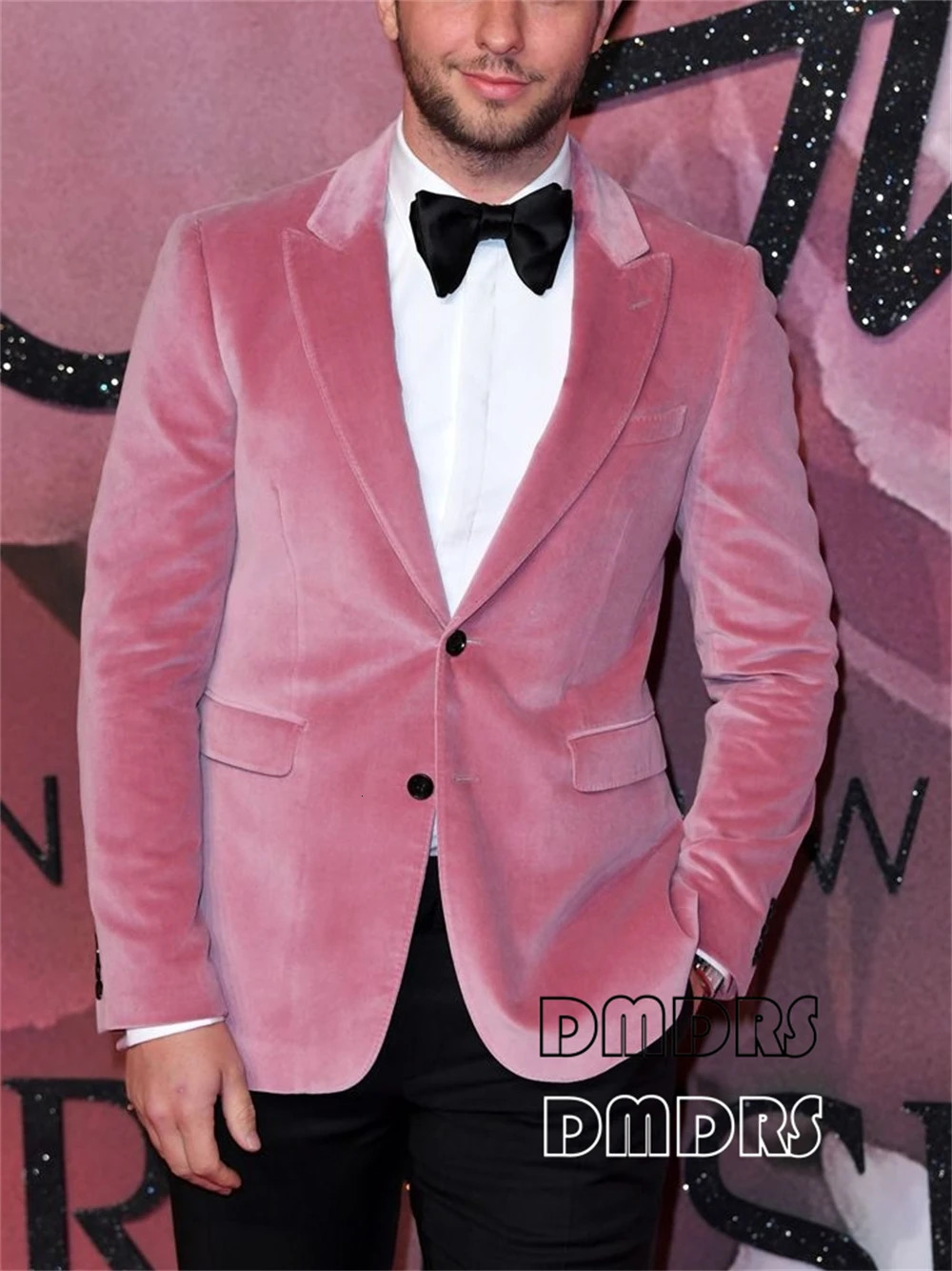 Veste de costume en velours pour hommes - Blazer personnalisé en peluche pour le dîner de Noël du marié XXS-7XL Coupe sur mesure Livraison en 15