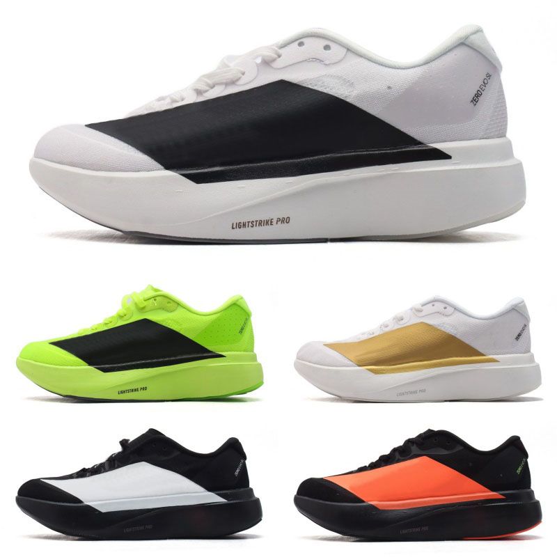 ZERO EVO SL Designer Running Shoes Triple Black White Yellow For Woman Men Black Sports Low Sneakers Eur 36-45