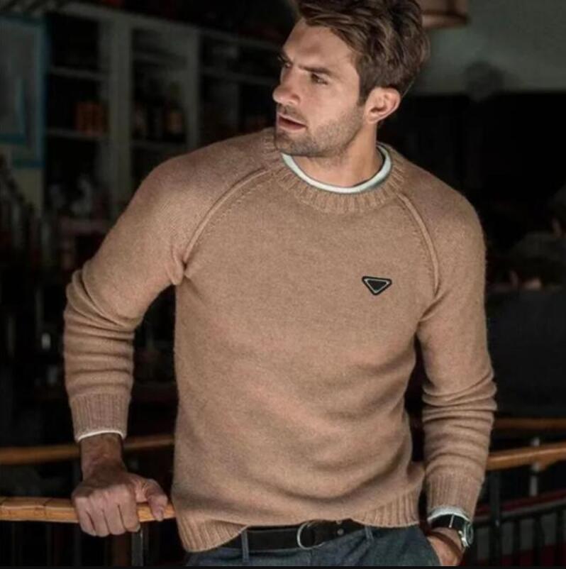 Pulls de luxe pour hommes col rond pulls polo designer pull en vrac surdimensionné chemise de fond tricotée automne hiver vêtements décontractés