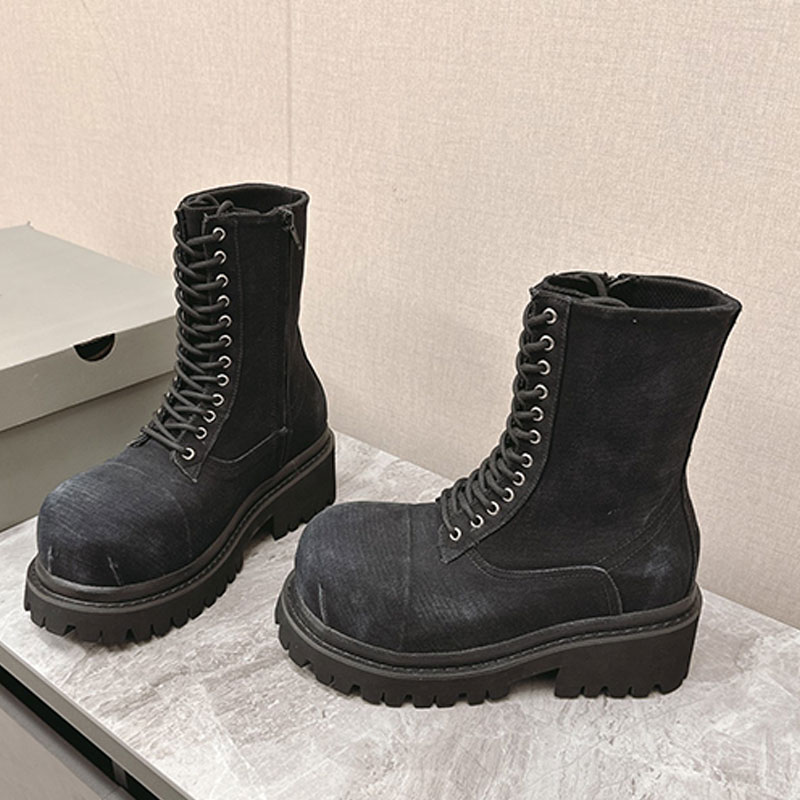 Chaussures à semelles épaisses pour femmes et hommes, bottes de ski de créateur de mode 2025SS, nouvelles bottes courtes, bottes de randonnée pou