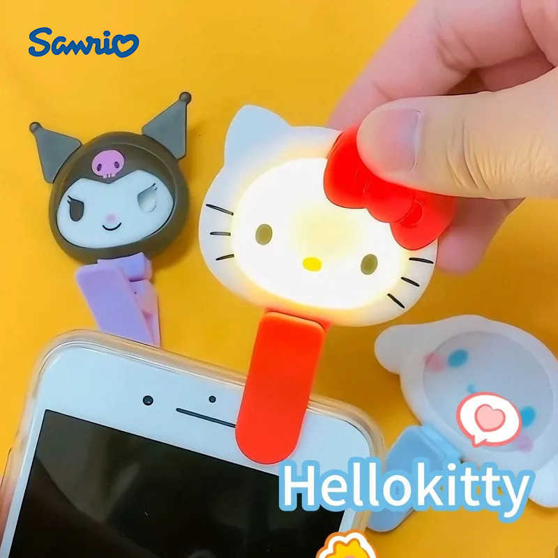 Sanrio Hello Kitty Mobile Phone Photography Fill Light Adjustable Cute Night Light Exquisite Gift For School Start Gift H251205-image-1087346683