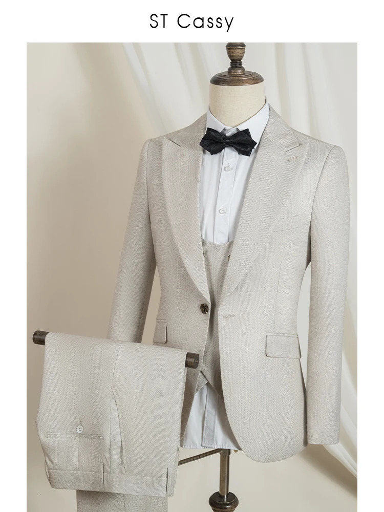 high quality mens suit Slim-Fit Mens wedding dresses coat Classic for wedding full mens suit business office 251204