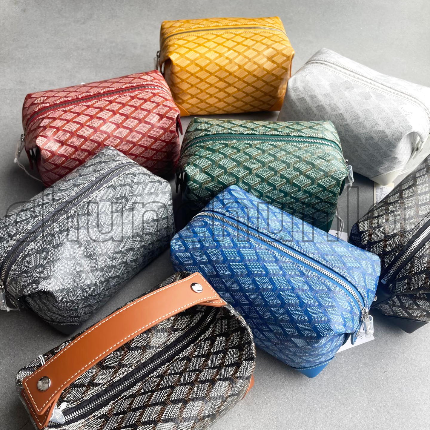 Pochette de lavage de haute qualité Bowling 25 trousse de toilette sacs de maquillage de luxe fourre-tout femmes sacs à main en cuir sac à bandou
