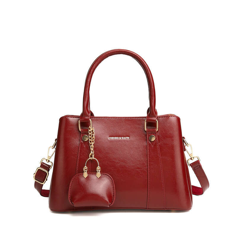 Winter Fashion Handbag Women's shoulder bags Niche High-End Red Bag Elegant Crossbody Small Square Bag