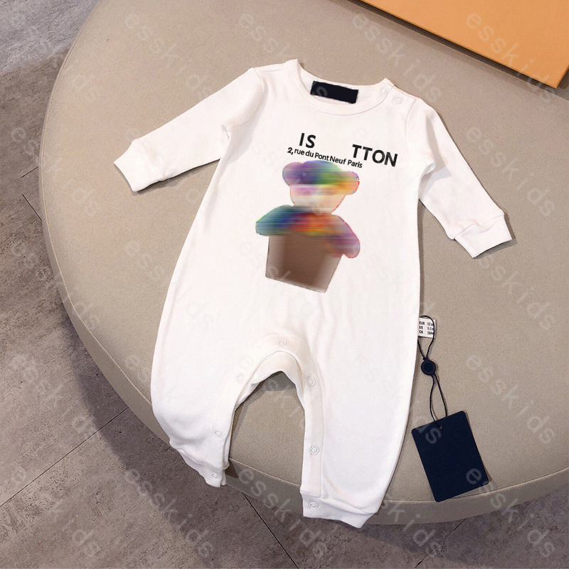 Nouveau-né Combinaisons Designer Barboteuses Bébé Body Costumes Luxueux Nouveau-Né Barboteuse Enfant Enfants Vêtements Garçons Filles Tenues 100%