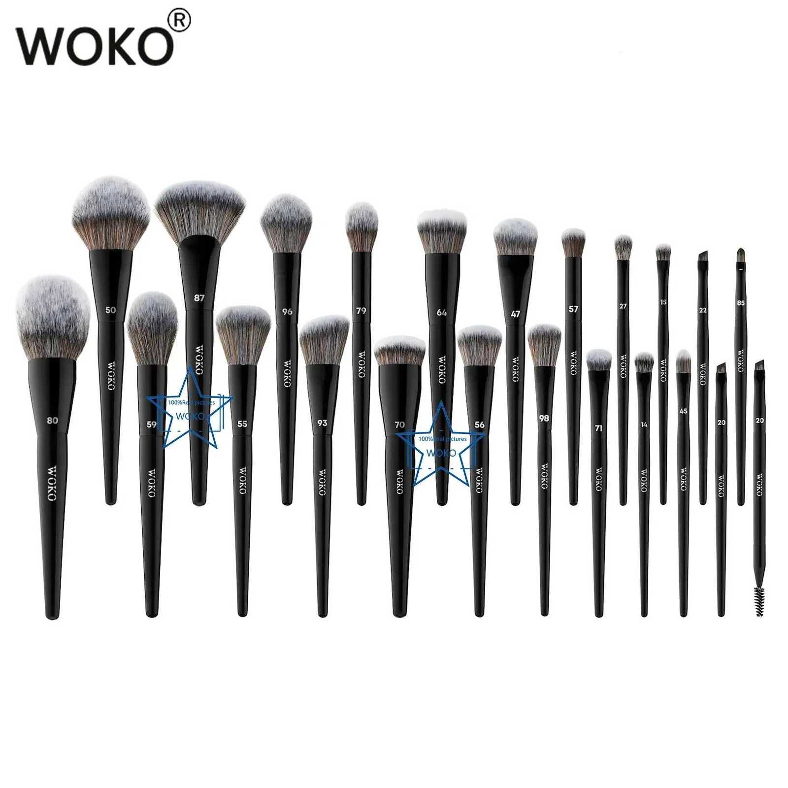Professional Foundation Powder Highlighter Contour Cream Blush Makeup Brushes Concealer Eyeshadow Smudge Liner Eyebrow Lip BrushT251205-image-1087323971