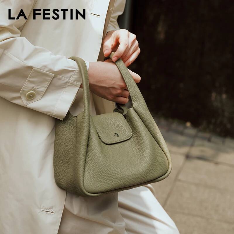 LA FESTIN – sac à main Original en cuir pour femmes, sacs seau de luxe de styliste, sac à bandoulière, nouvelle collection 2024