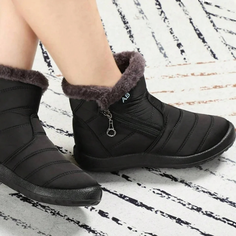 Chaussures pour femmes automne hiver bottes de neige bottines imperméables chaussures confortables en plein air pour femmes chaussures d'expéditi