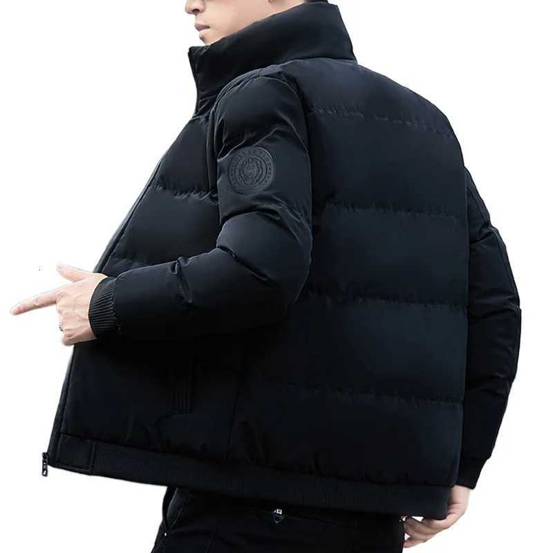 New autumn and winter handmade cotton padded mens trendy brand casual versatile high-quality warm and thick loose mens jacket M251205
