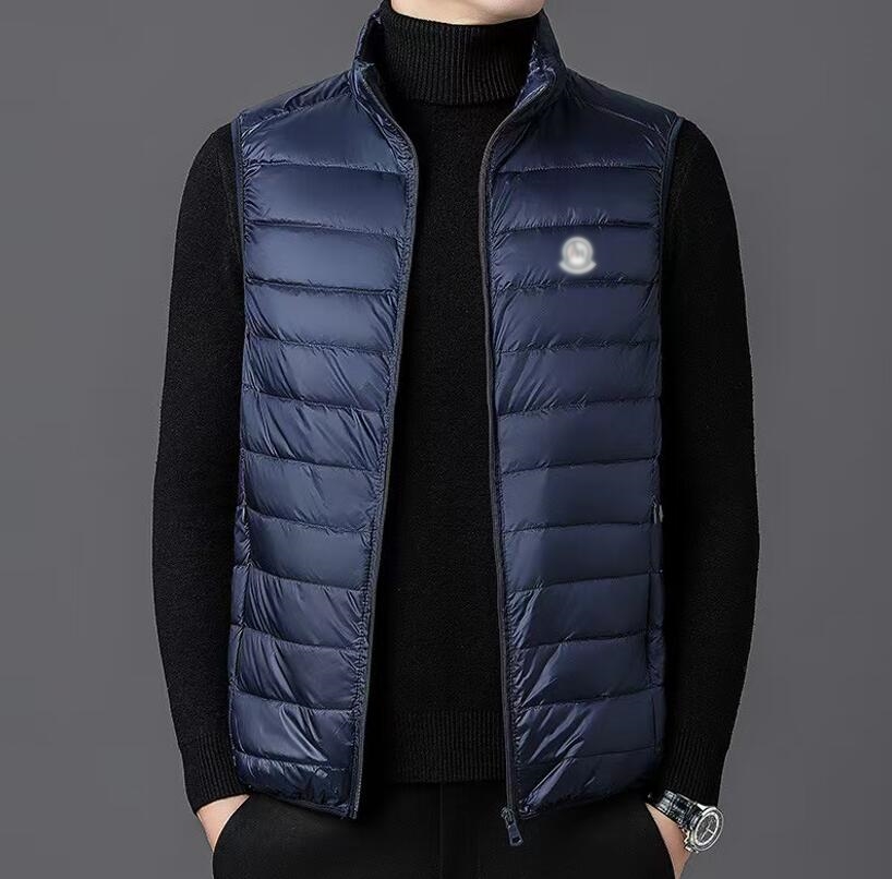 Men's down vests Jacket Red black Logo Luxury Designer Vest Lightweight and Warm Vests Winter Sleeveless Coat Outdoor Sports waistcoat