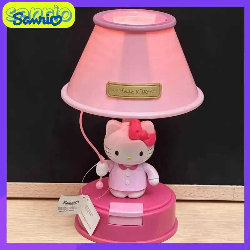 Sanrio New Hellokitty Medieval Table Lamp Bedroom Bedside Nightlight Retro Table Lamp For Sleeping At Night To Send Girlfriends H251205-image-1087349829