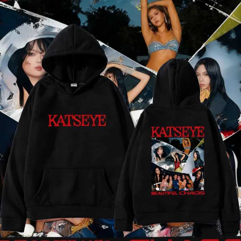 2025-26 Autumn/Winter KATSEYE The Beautiful Chaos-Sudadera Con Capucha Para Hombre 100 Cotton Printed Hoodie Keep Warm Y2kXJ251205