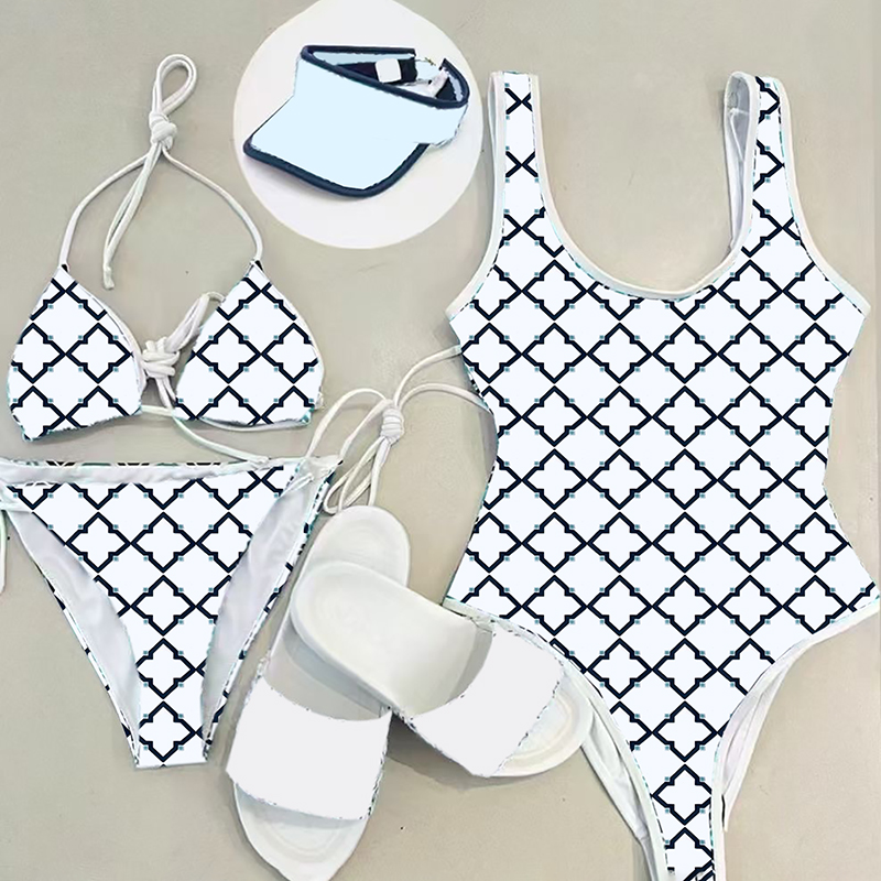 Bikinis Set Womens Swimwear Summer Designer Bathing Suit Women Printed Halter Swimsuit Sexy Backless Luxury Surf Diving Swim X260304-image-1096172091