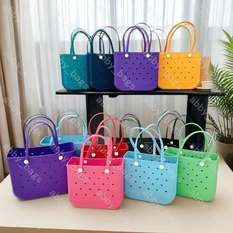 Sacs de plage EVA Designer Totes Sac à main de rangement étanche Sac évidé de luxe Sac à provisions de grande capacité Eva Panier à légumes Sacs