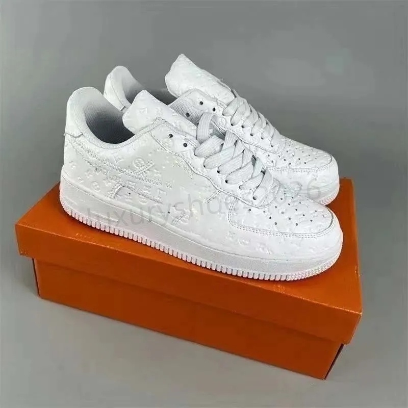 Designer Classic One 1 Blé High Low Line Chaussures de course Hommes Femmes Sport Baskets Forcing Skate taille 36-46 L7