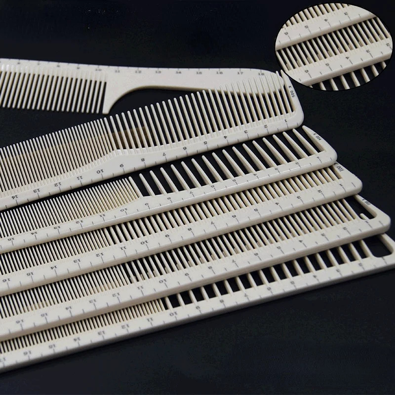 1 PC Peigne à cheveux à échelle laser de haute qualité Peigne de coiffure professionnel Brosses à cheveux Salon de coupe de cheveux Outils de coi