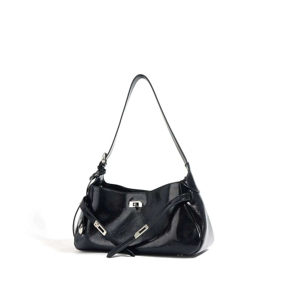 Autumn And Winter New High-End Leather Fashion Trend Dumpling Hand-Held Shoulder Messenger Women's Bag Suotong1205