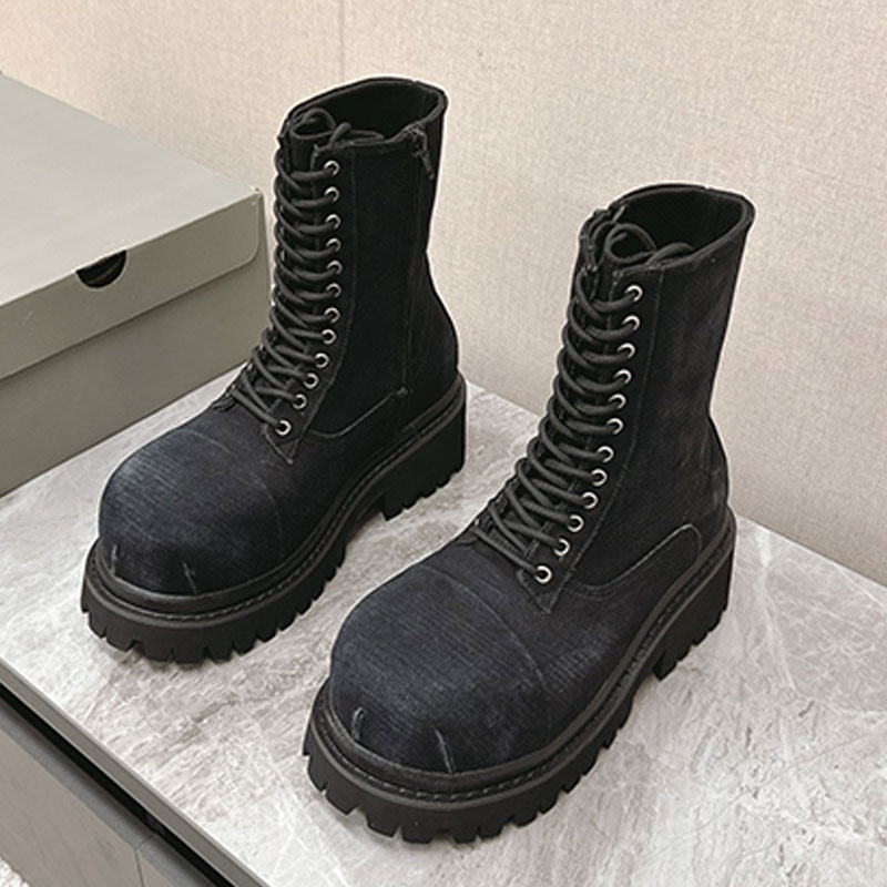 Outdoor sports hiking boots men designer womens short boots black skiing boots thick soled big toe womens shoes EVA material 7.5cm height Mens Round