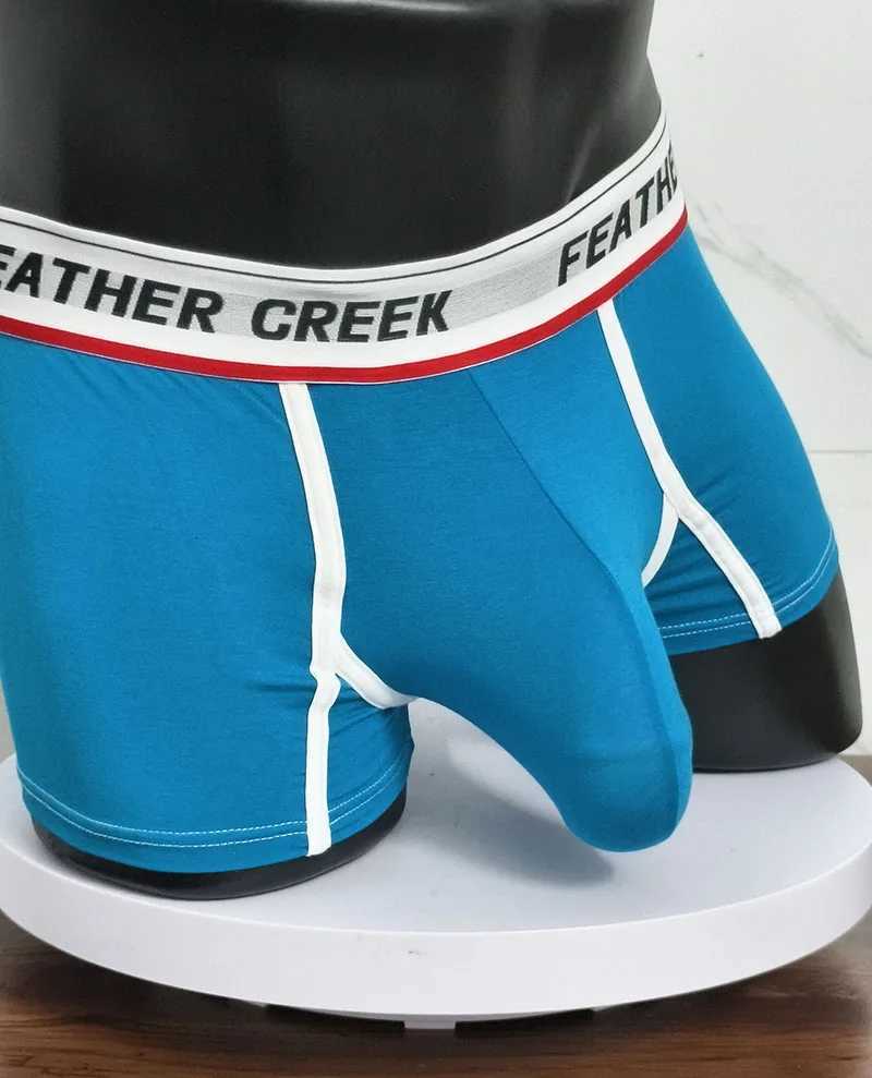 Boxer pour hommes, sous-vêtements sexy pour hommes, grande poche, design, sous-vêtements de sport X251205