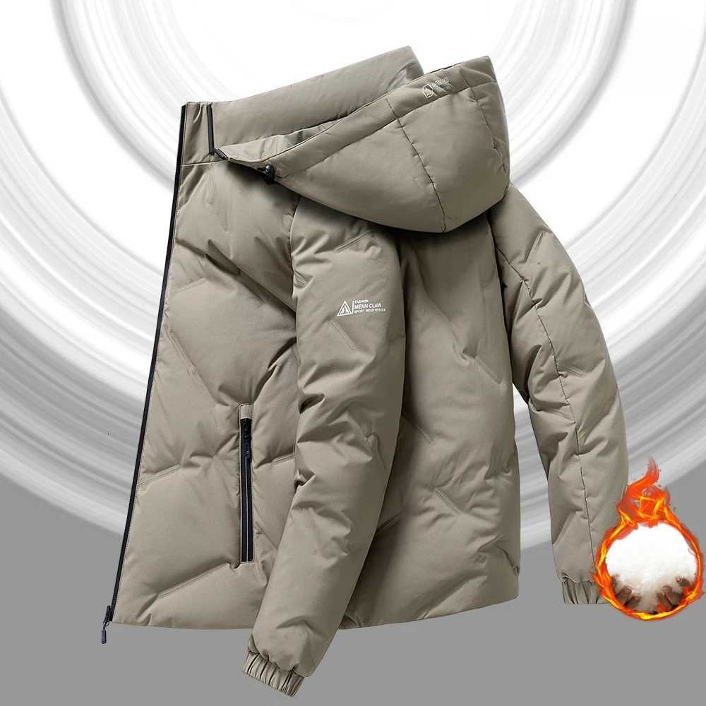 Doudoune extérieure résistante à l'eau hommes hiver coupe-vent chaud blanc canard vers le bas Parka manteau hommes à la mode tenue décontracté Pa