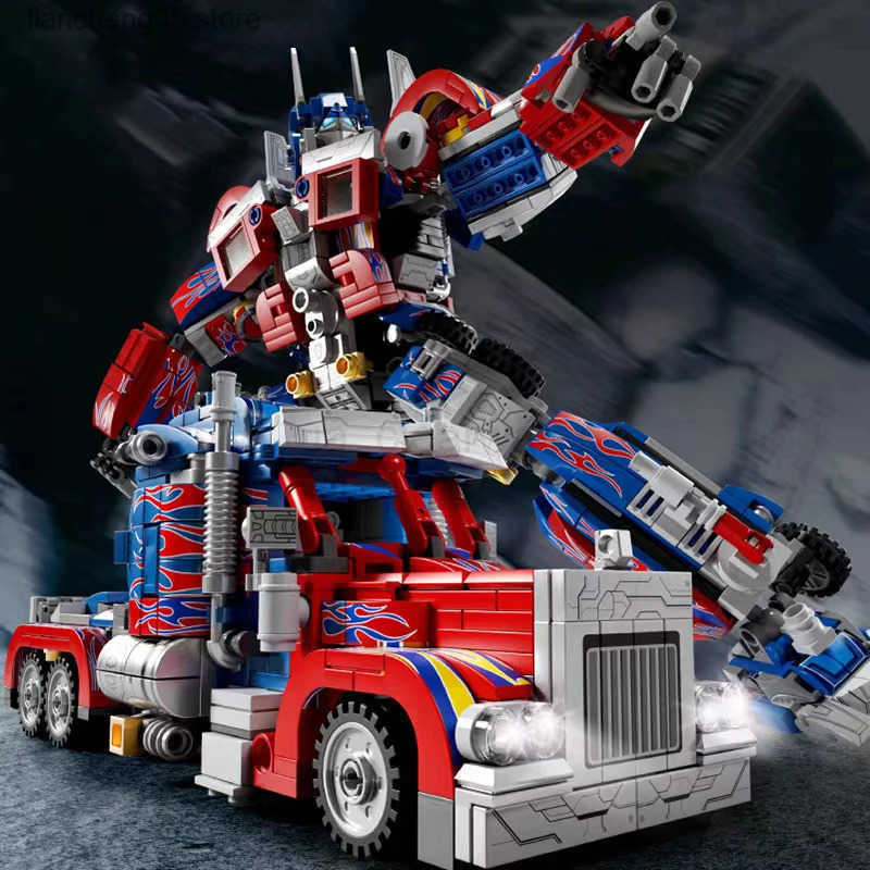New 2 in 1 Deformation Robot Mecha Building Blocks Sets Bricks kit Transform Birthday Toys Kids Children Gifts for Boys C251204-image-1087300868