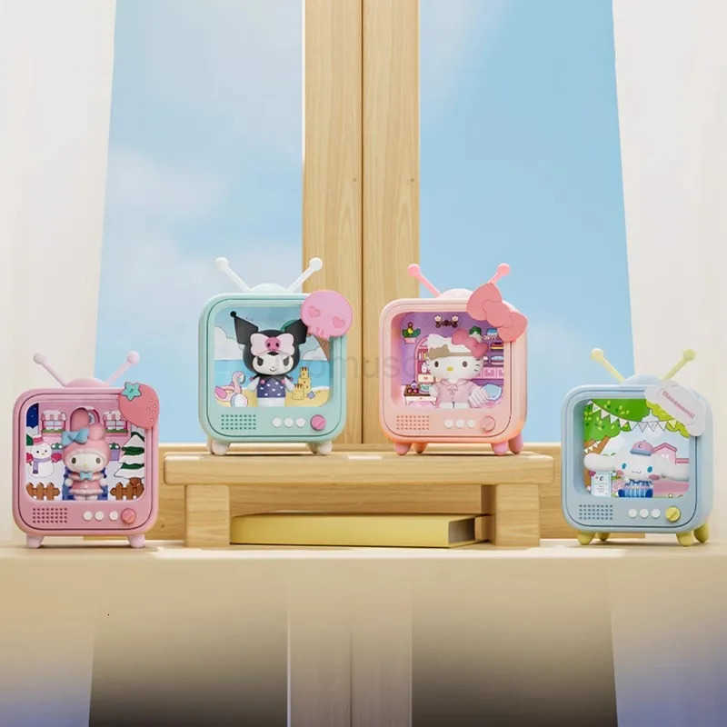 Sanrio kawaii Character TV Channel Series Luminous Night Light Toys Anime Kuromi Cinnamoroll HelloKitty Girls Desktop Ornaments H2512051-image-1087352522