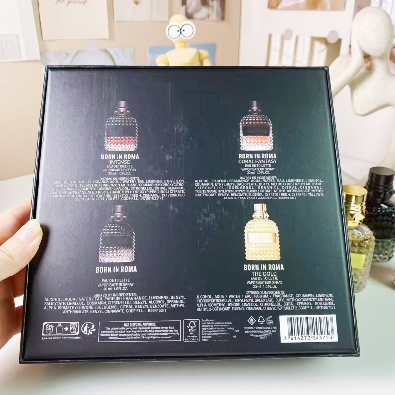 Luxuries Designer Women Fragrance perfume mens 30ml 4pcs set with suit box Eau Intense PARFUM bottle SPRAY Lady Girl Cologne Long Lasting Good Smell