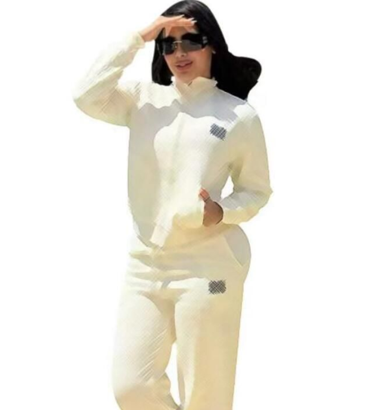 Designer Women's Tracksuits Casual fashion Brand hooded Suit designer Tracksuit Embossed Embroidery 2 Piece Set