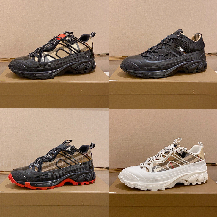 Scarpe firmate Uomo Sneakers a righe Scarpe da ginnastica scozzesi in cotone Suola in gomma Scarpe da ginnastica da esterno Scarpe da ginnastica con