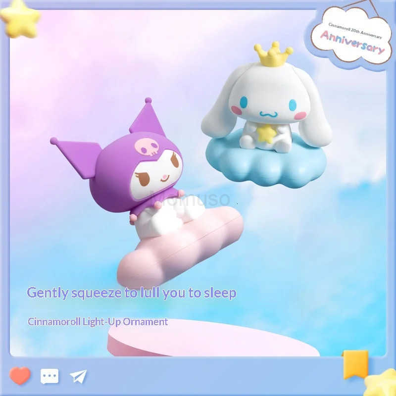 Sanrio New Cinnamon Dog Kuromi Night Light Bedroom Sleep Light Rechargeable Atmosphere Night Light Illuminating Decoration Gift H2512051-image-1087352434