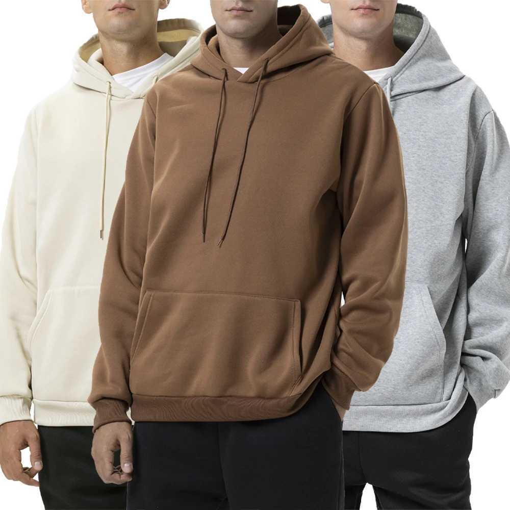 Felpe con cappuccio da uomo Pullover da donna Primavera Autunno Felpe con cappuccio casual calde Felpe con cappuccio tinta unita Felpa per uomoXJ251