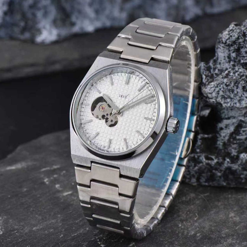 NEW Design Mens PRX Watches Chronograph TISSOTityautomatic mechanical Movement Watches Male Clock Luxury Business 1853 Wristwatch PRX Watch montre d