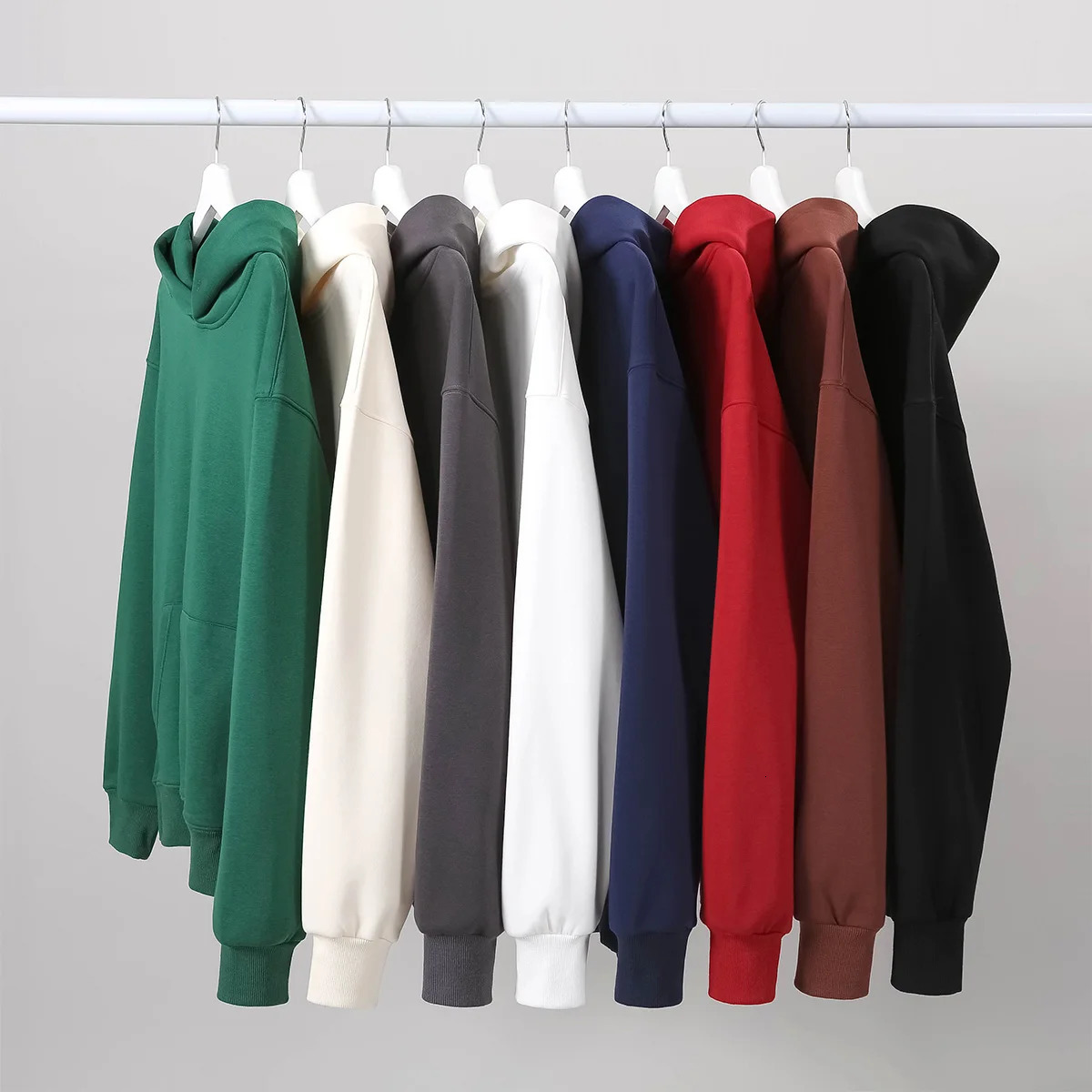 169oz 480gsm Heavy Weight Cotton Plus Velvet Hooded Sweater Men Thickened Tight Polar Fleece Pullover Hoodie Women Sweatshirt251129