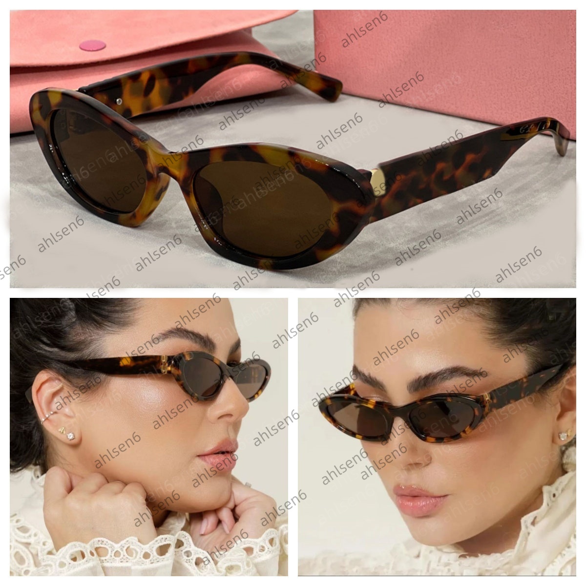 High quality designer sunglasses for women men Cat Eyes sun glasses oval Full frame anti-radiation 2025 New style UV400 Polarized lenses mens retro